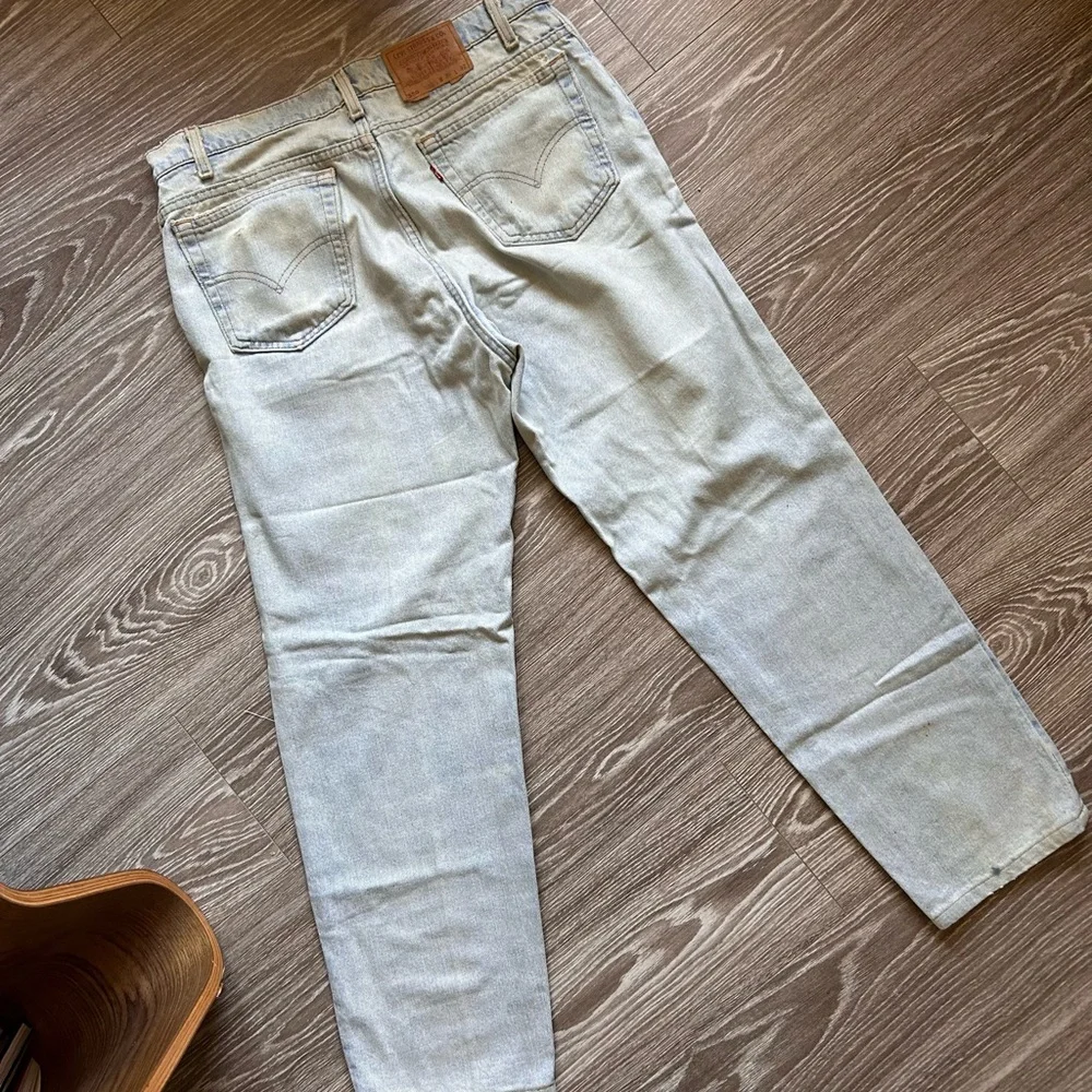 Men's Light Blue Washed Jeans